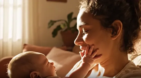 Mãe com bebê